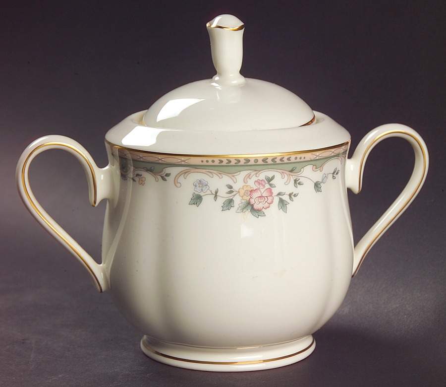 Spring Vista Sugar Bowl & Lid by Lenox-1