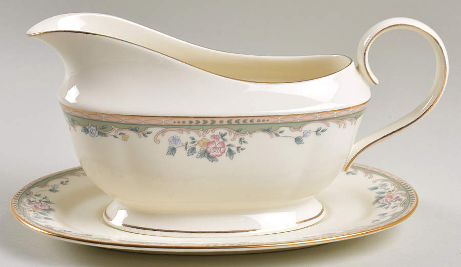 Spring Vista Gravy Boat & Underplate by Lenox-1