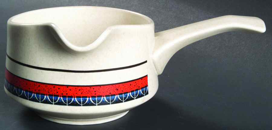 Staccato Red and Blue Gravy Boat by Lenox-1