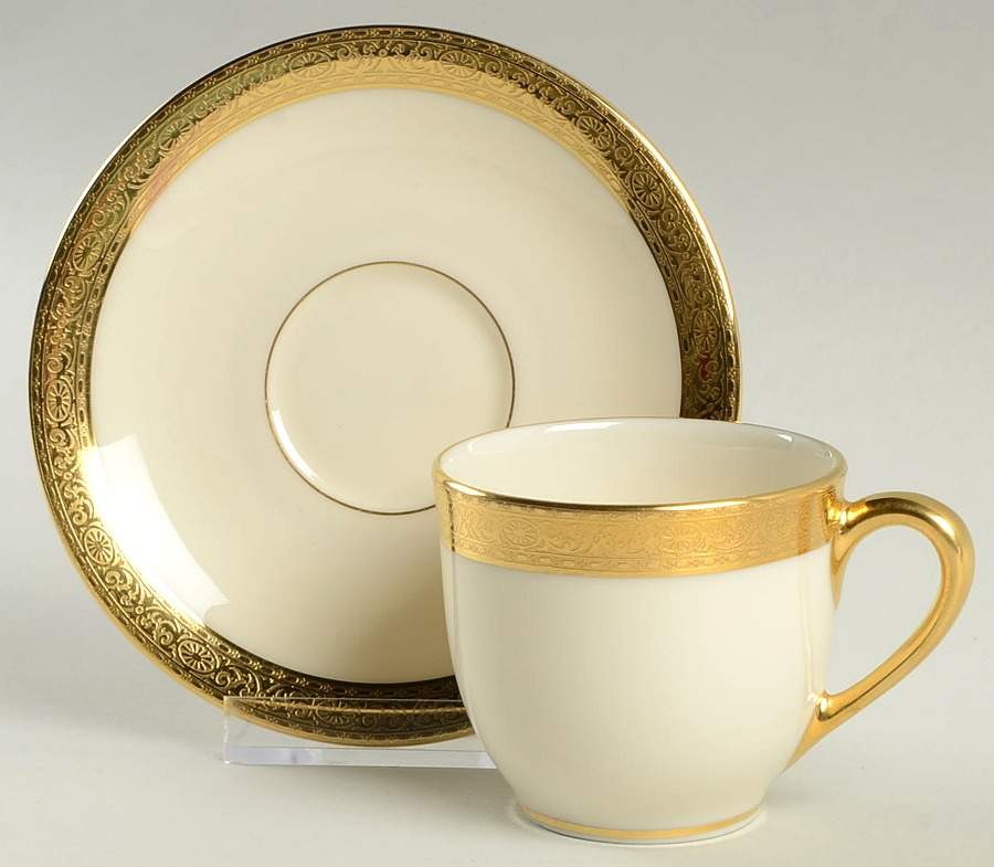 Stanford Flat Demitasse Cup & Saucer Set by Lenox-1