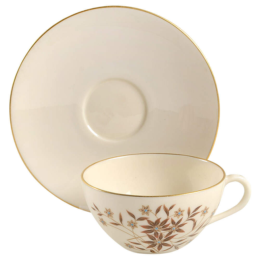Starlight Flat Cup & Saucer Set by Lenox-1