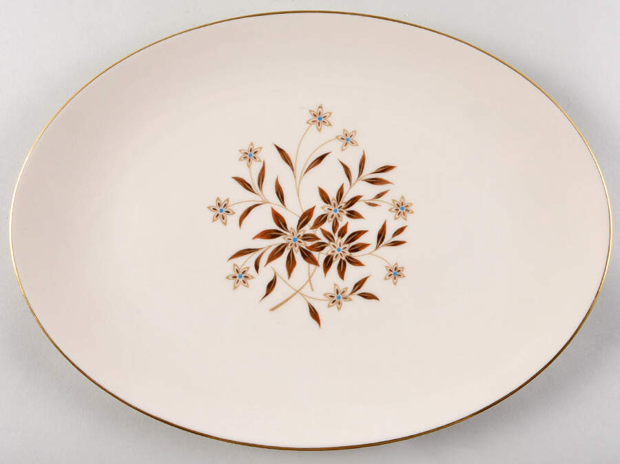 Starlight 13" Oval Serving Platter by Lenox-1