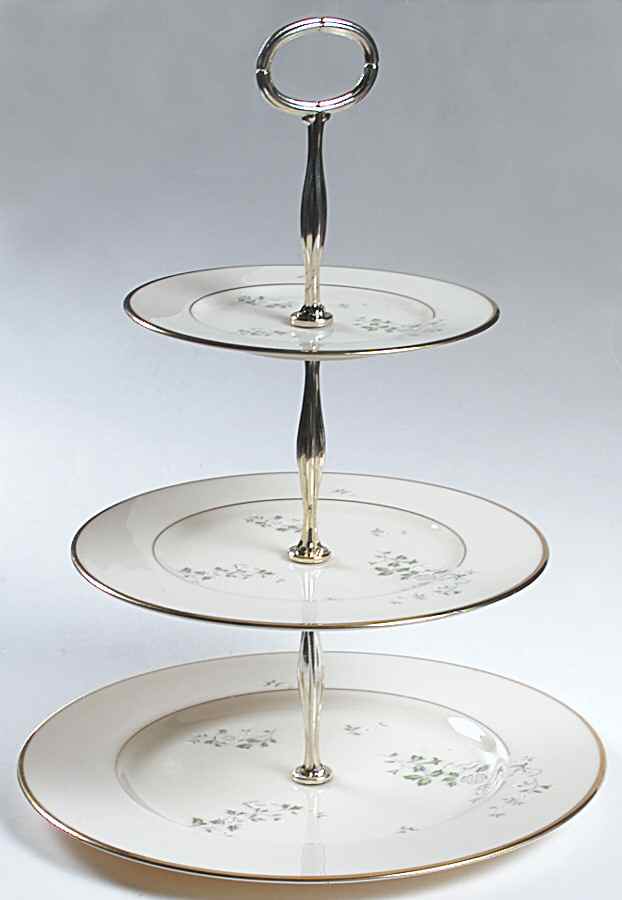 Summer Breeze 13 7/8"-14 1/4" 3-Tiered Serving Tray(DP,SP,BB) HC by Lenox-1