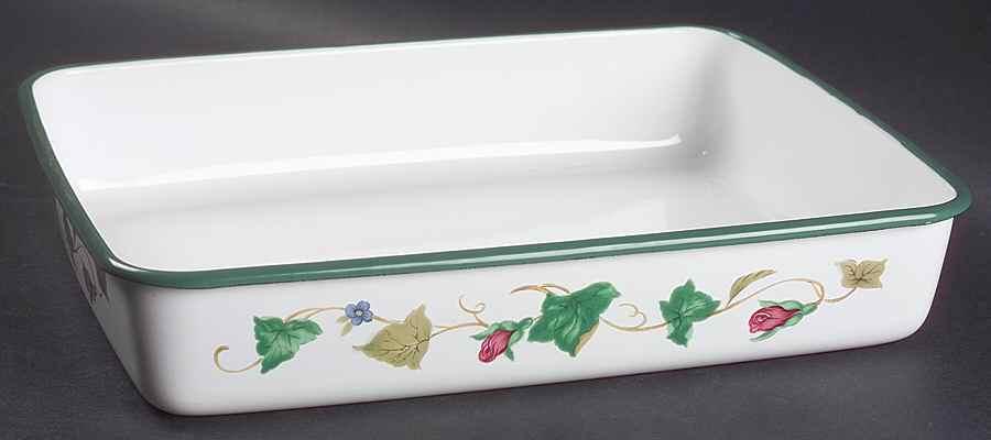 Summer Terrace 11" Metal Rectangular Baker by Lenox-1