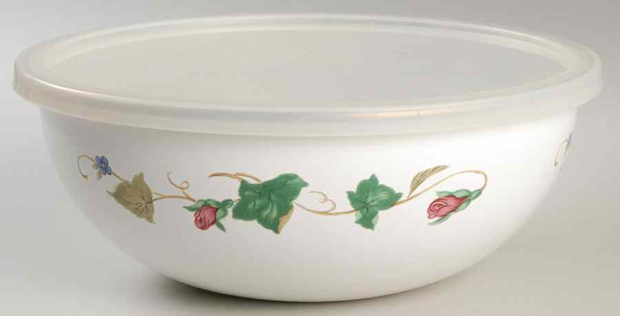 Summer Terrace 10" Metal Bowl with Plastic Lid by Lenox-1