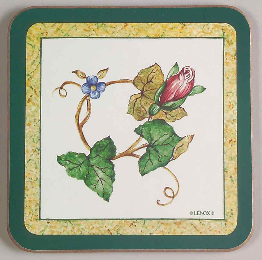 Summer Terrace Cork Back Square Coaster by Lenox-1