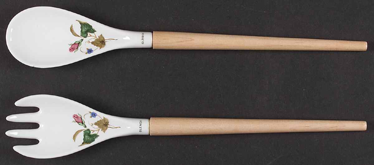 Summer Terrace 2-Piece Wood/Ceramic Salad Set by Lenox-1