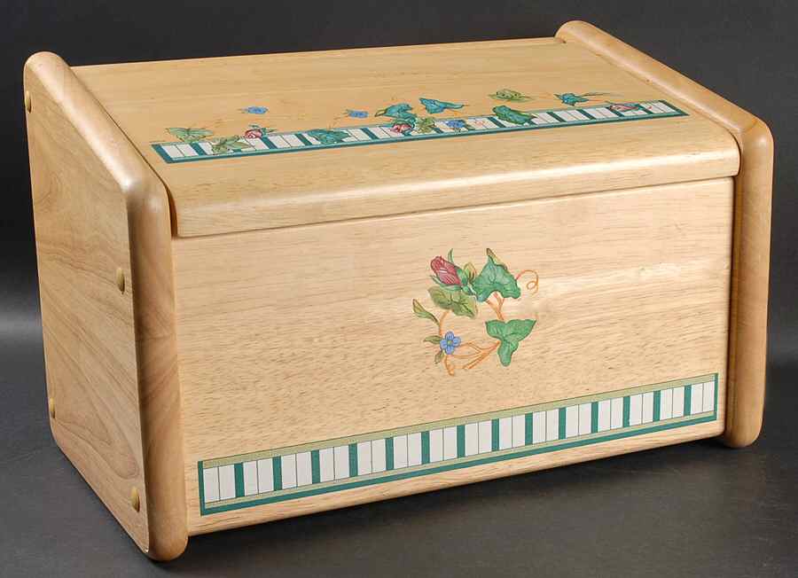 Summer Terrace Wood Bread Box by Lenox-1