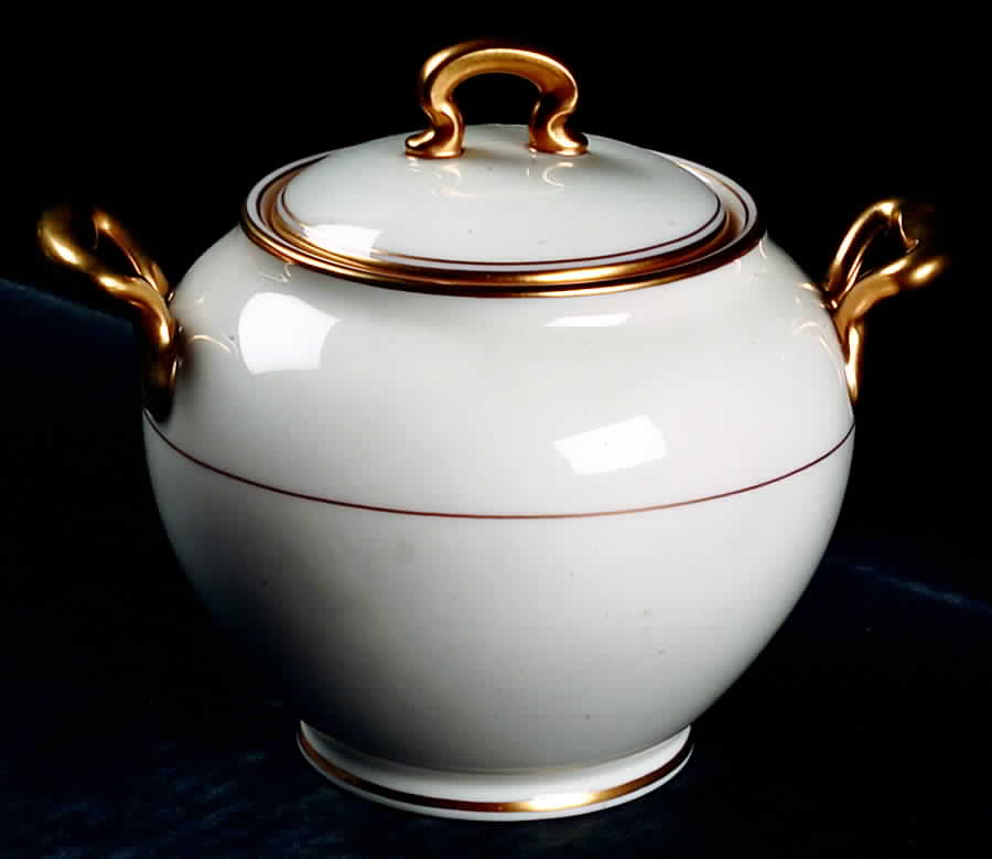 T17 Shape 1670 Sugar Bowl & Lid by Lenox-1