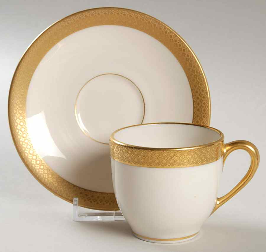 T6 Flat Demitasse Cup & Saucer Set by Lenox-1