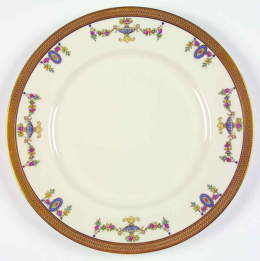 Colonial Gold Encrusted P67 Service Plate (Charger) by Lenox-1