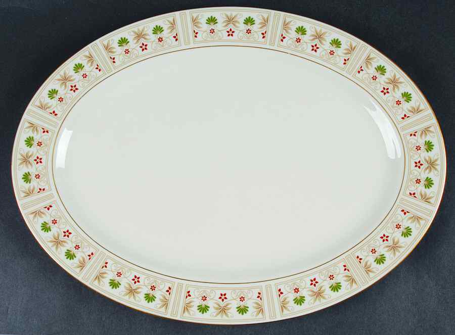 Tableau 13" Oval Serving Platter by Lenox-1
