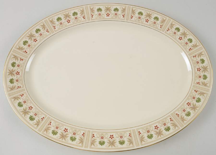 Tableau 17" Oval Serving Platter by Lenox-1