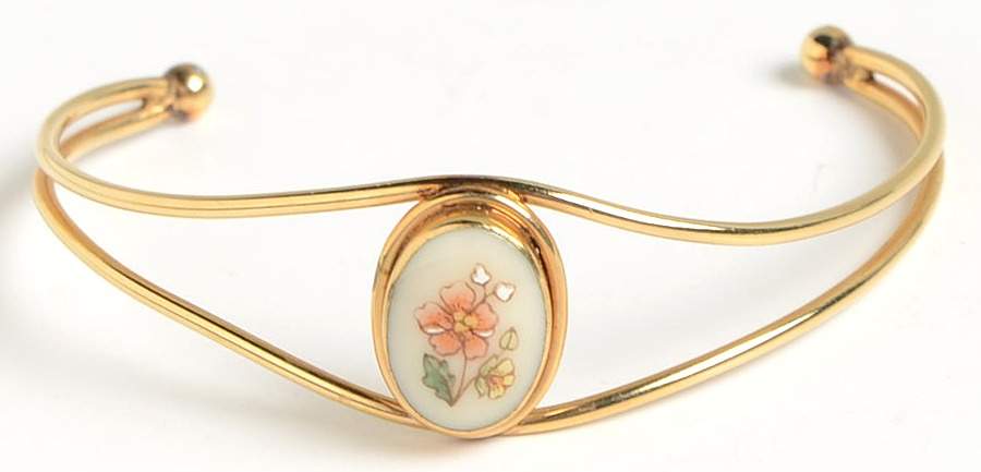 Temple Blossom Petite Cuff Bracelet by Lenox-1
