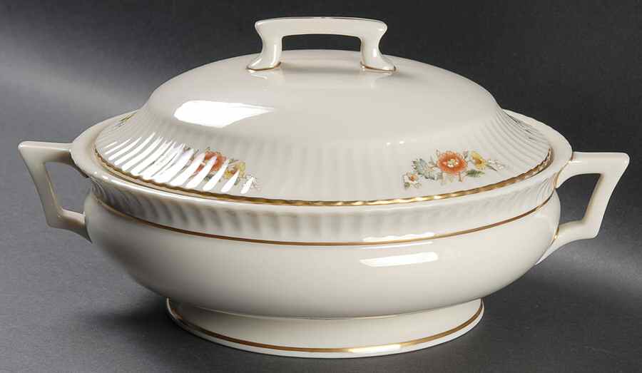 Temple Blossom Round Covered Vegetable by Lenox-1
