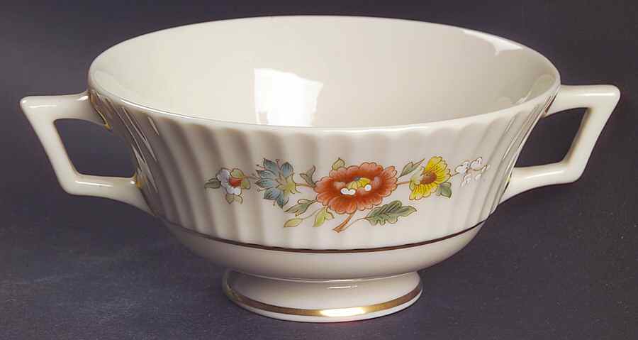 Temple Blossom Footed Cream Soup Bowl by Lenox-1
