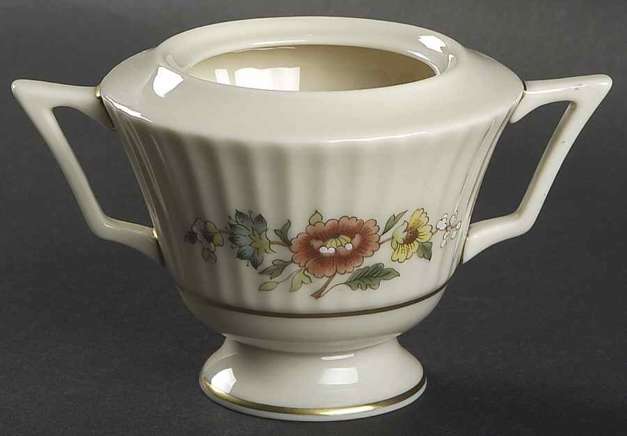 Temple Blossom Sugar Bowl No Lid by Lenox-1