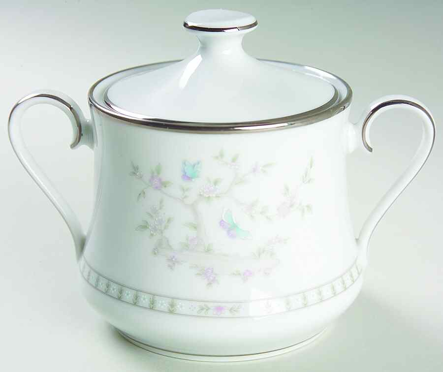Tea Garden Sugar Bowl & Lid by Lenox-1