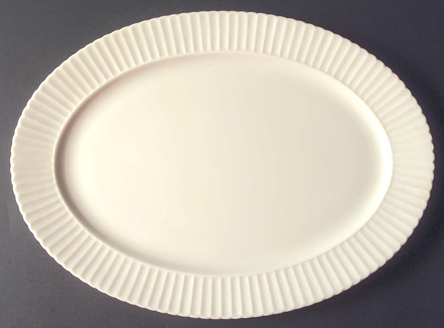 Temple Off White 16" Oval Serving Platter by Lenox-1