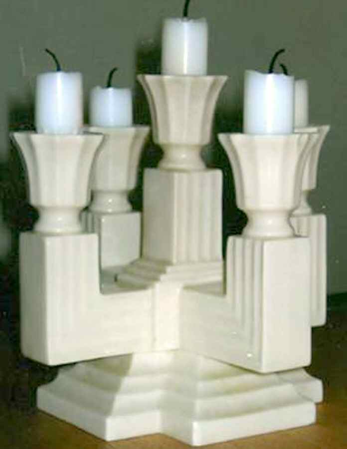 Temple Off White Five Light Candlestick by Lenox-1