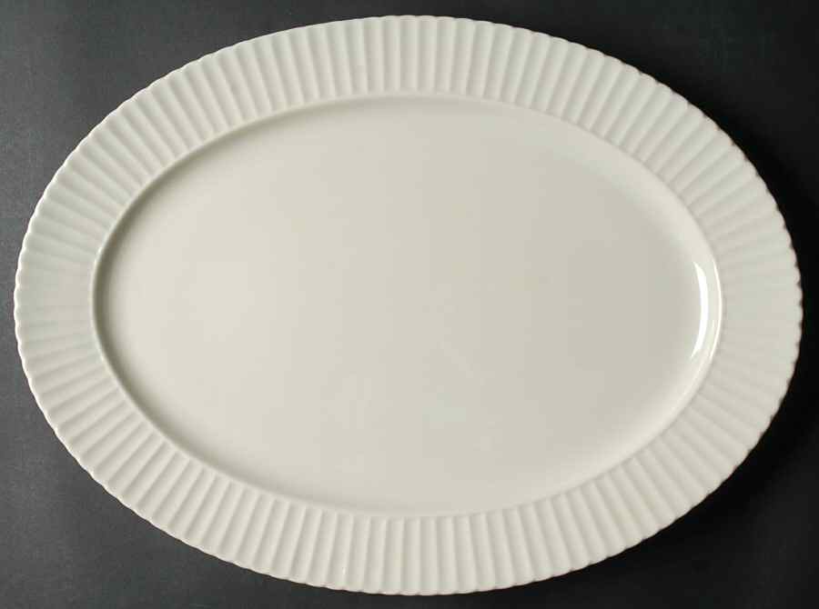 Temple Off White 17" Oval Serving Platter by Lenox-1