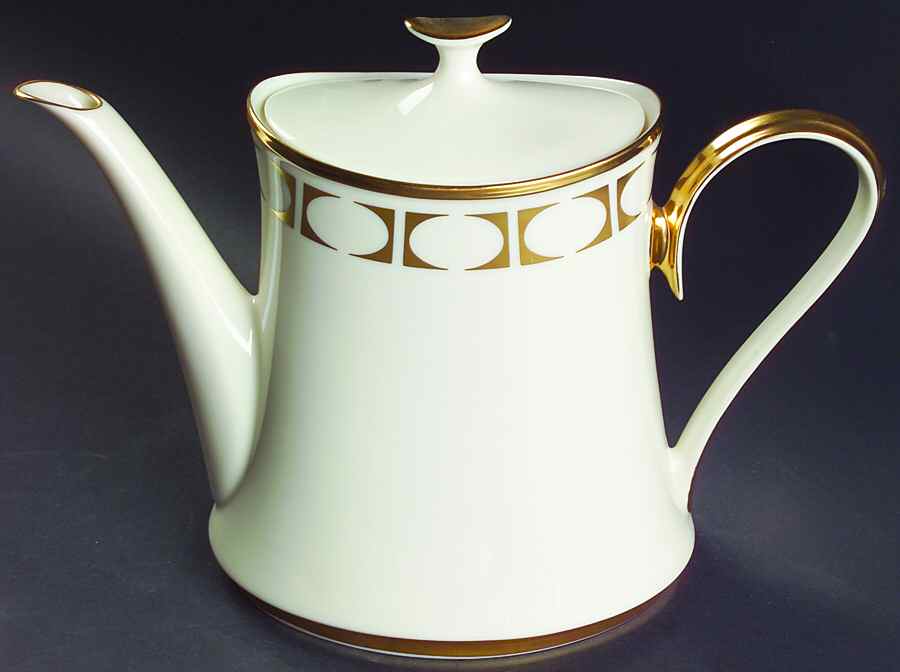 Tempo Tea/Coffee Pot & Lid by Lenox-1