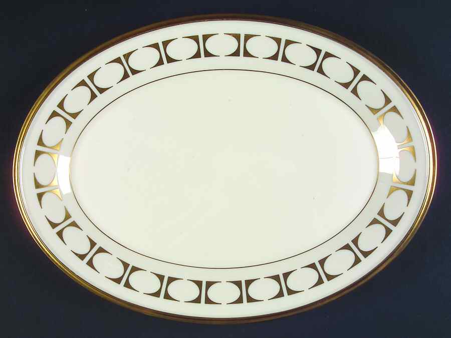 Tempo 14" Oval Serving Platter by Lenox-1