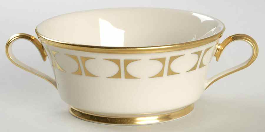Tempo Footed Cream Soup Bowl by Lenox-1