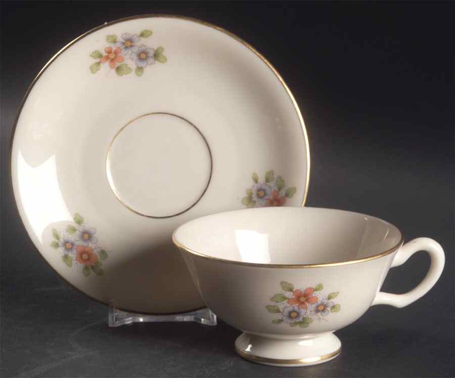 Teresa Footed Cup & Saucer Set by Lenox-1