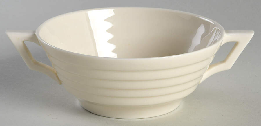 Terrace White Flat Cream Soup Bowl by Lenox-1
