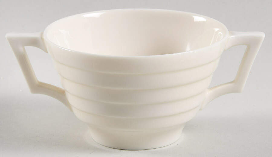 Terrace White Flat Bouillon Cup by Lenox-1