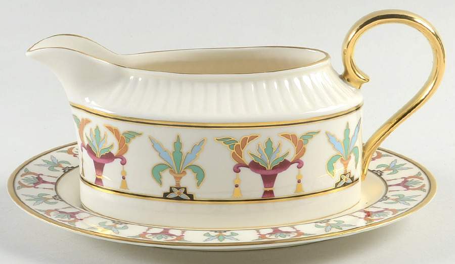 Tosca Gravy Boat & Underplate/Relish by Lenox-1