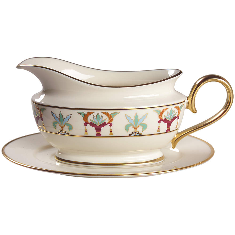 Tosca 1999 Shape Gravy Boat & Underplate by Lenox-1
