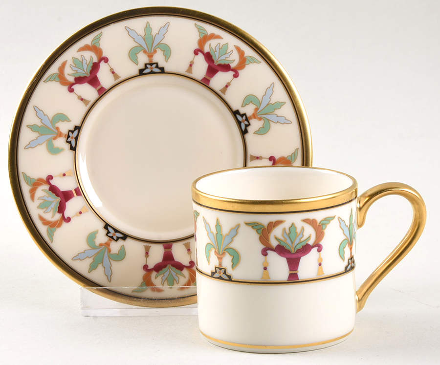 Tosca Flat Demitasse Cup & Saucer Set by Lenox-1