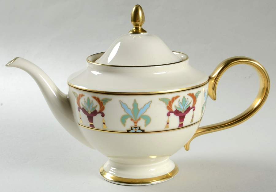 Tosca 1999 Shape Teapot & Lid by Lenox-1