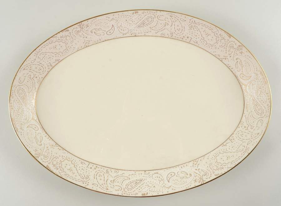Transition Transitional 15" Oval Serving Platter by Lenox-1