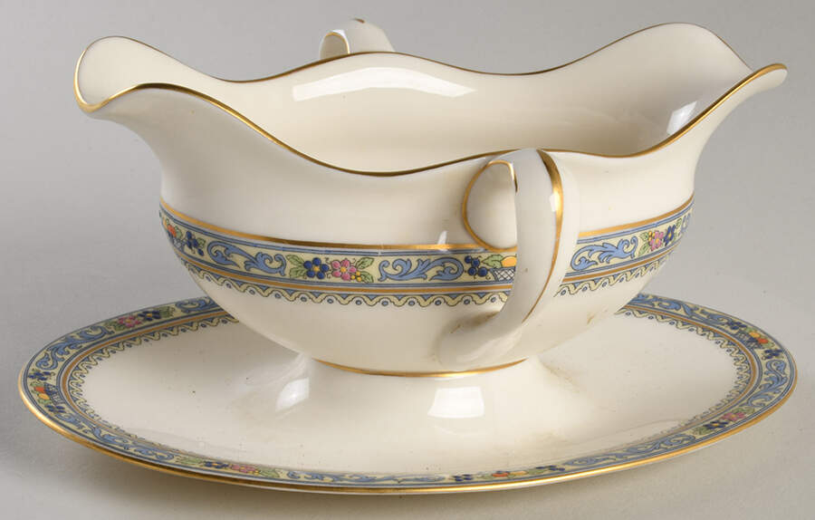 Trent Gravy Boat with Attached Underplate by Lenox-1