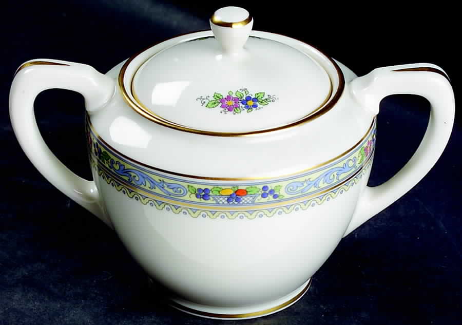 Trent Sugar Bowl & Lid by Lenox-1