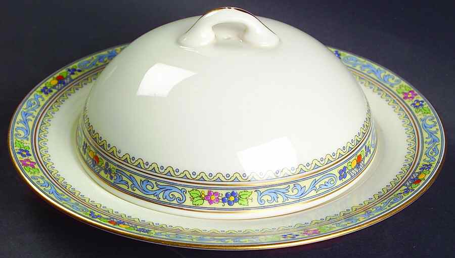 Trent Round Covered Butter by Lenox-1