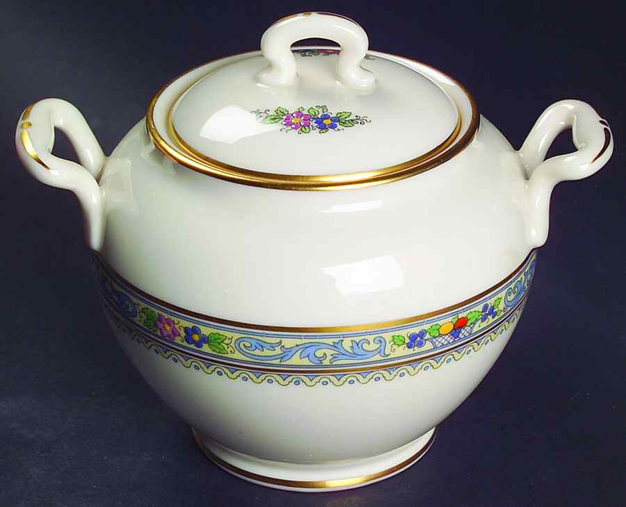 Trent Sugar Bowl & Lid by Lenox-1