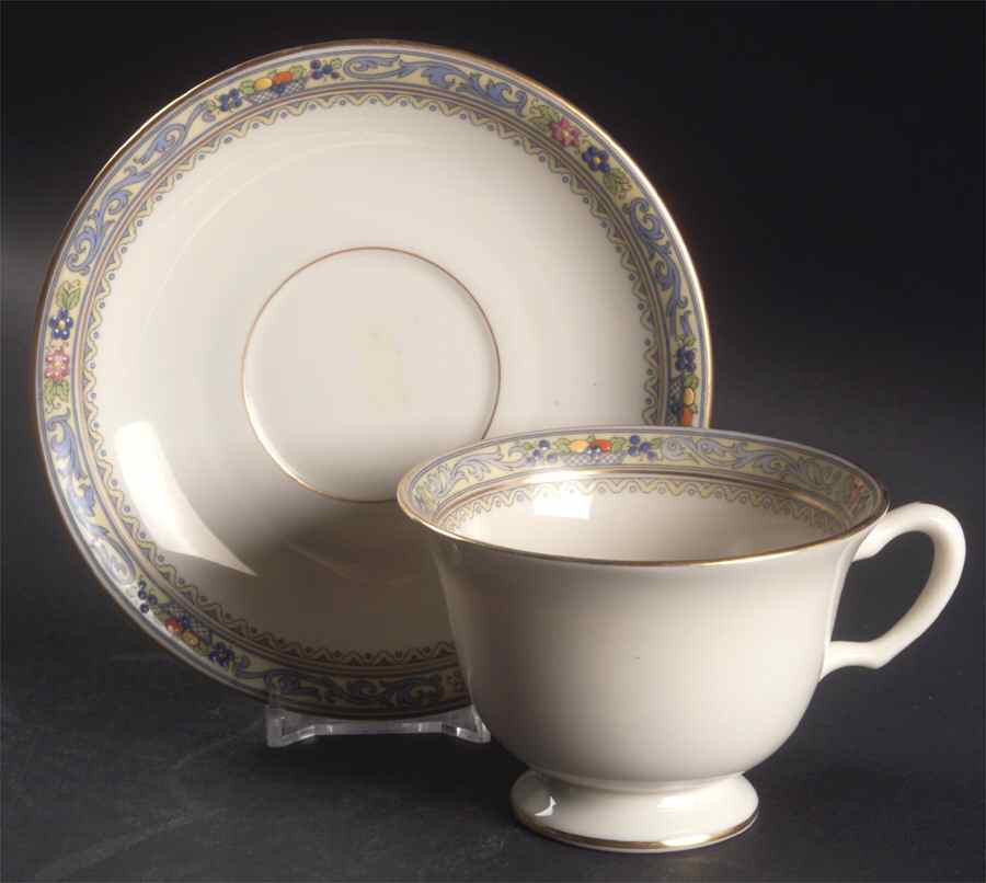 Trent Footed Cup & Saucer Set by Lenox-1