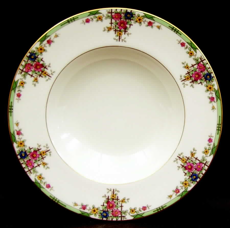 Trellis Rim Soup Bowl by Lenox-1
