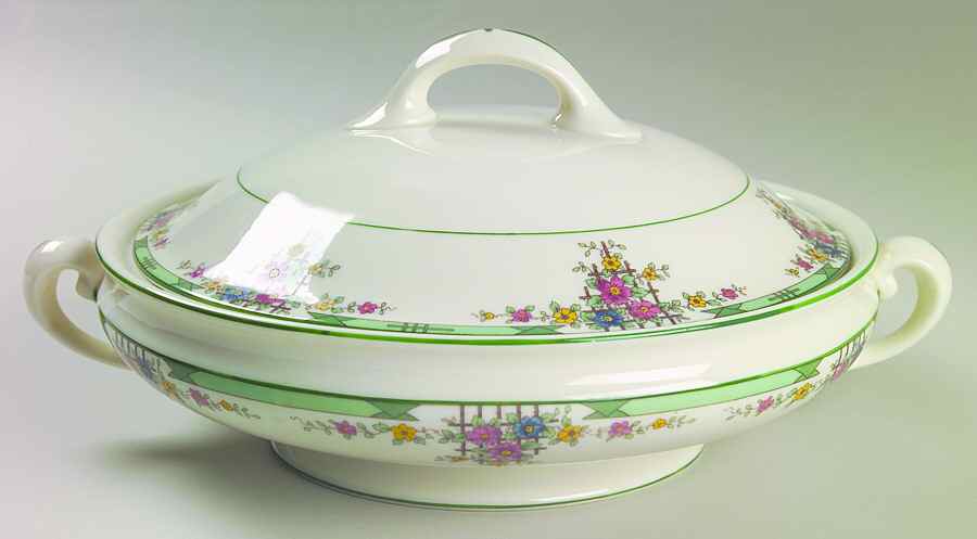 Trellis Round Covered Vegetable by Lenox-1