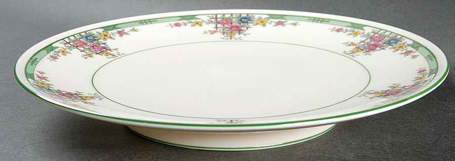 Trellis Large Footed Sandwich Plate by Lenox-1