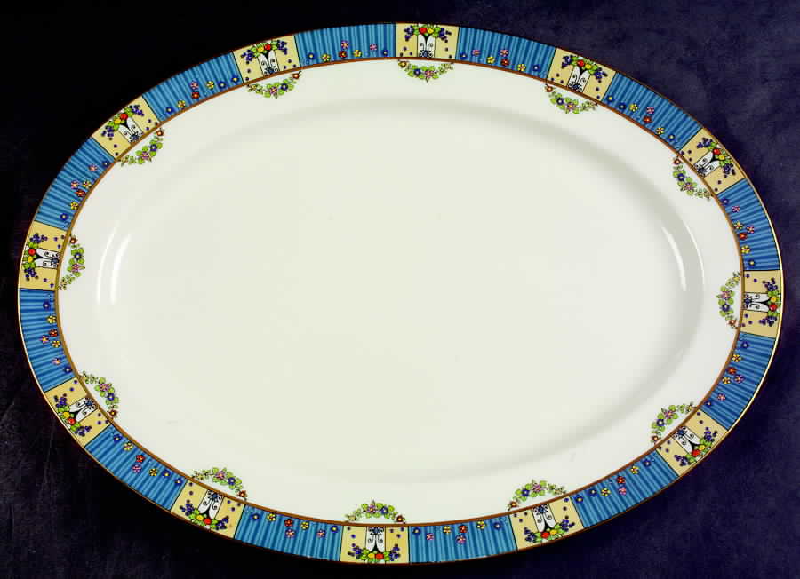 Tremont 15" Oval Serving Platter by Lenox-1