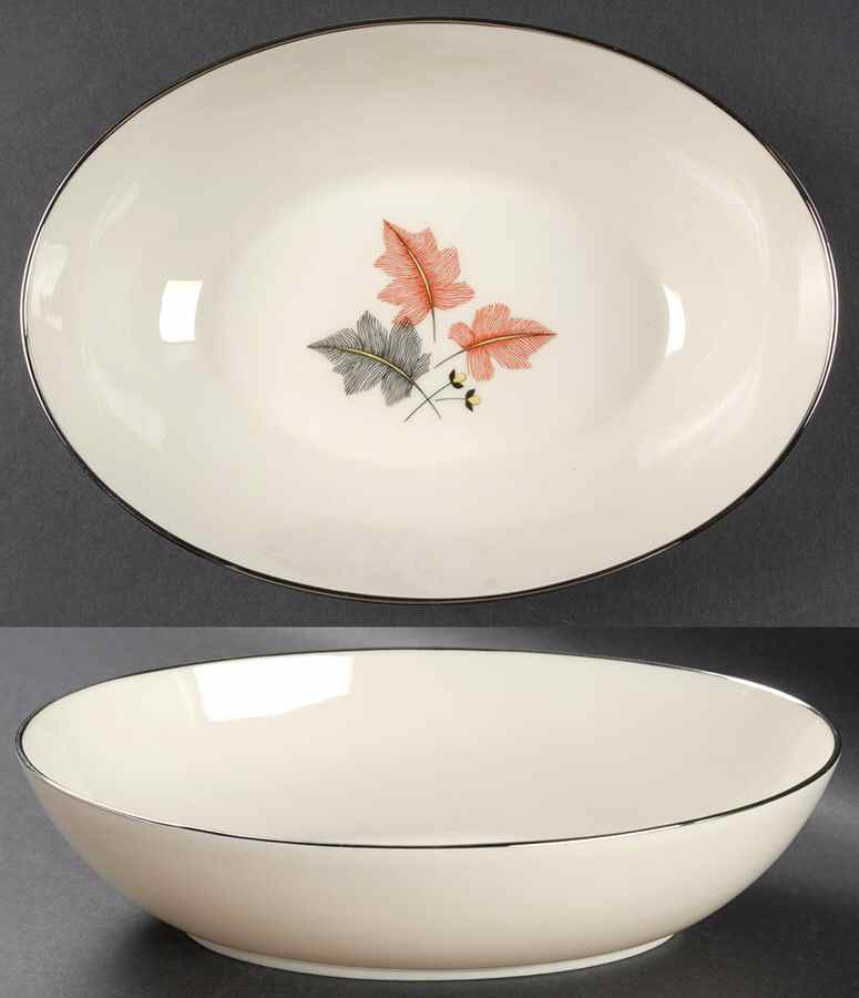 Trio 9" Oval Vegetable Bowl by Lenox-1