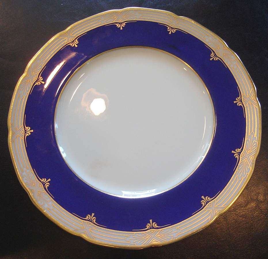 Trianon Cobalt Blue Dinner Plate by Lenox-1