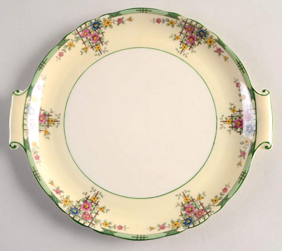 Trellis Ivory Handled Cake Plate by Lenox-1