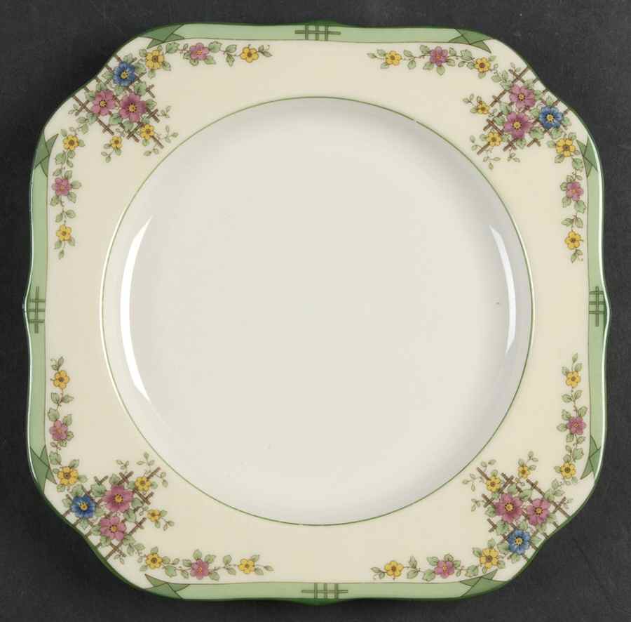 Trellis Ivory Square Salad Plate by Lenox-1
