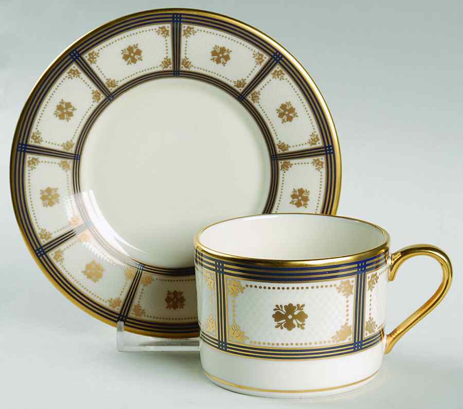 Trovatore Flat Cup & Saucer Set by Lenox-1